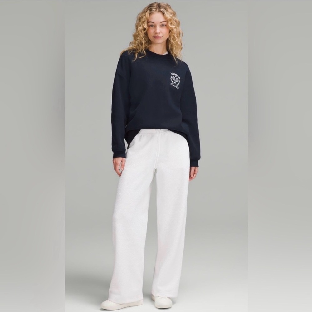 NWOT Lululemon Navy Tennis Club Sweatshirt - Picture 5 of 9